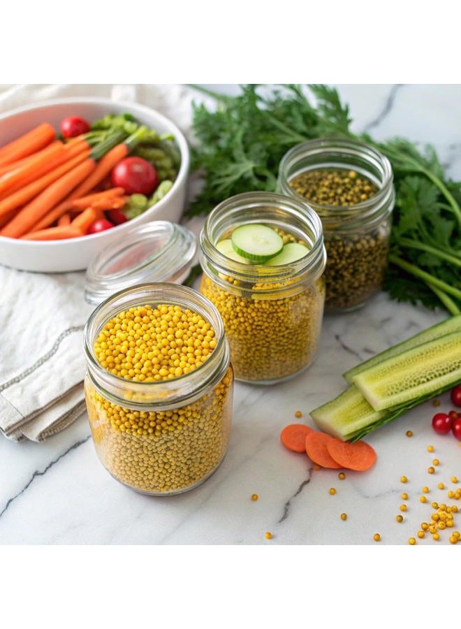 Micro Ingredients بذور الخردل الأصفر العضوي الكاملة، 4 رطل (64 أونصة) | بذور من الدرجة الممتازة | نكهة خردل خفيفة وطبيعية | رائعة للتخليل، خلطات التوابل والتتبيل | غير معدلة وراثيًا، إمدادات بالجملة - Image 3